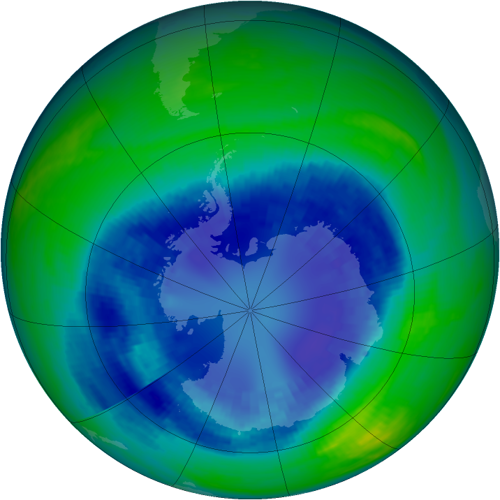 Ozone Map 1993-09-02